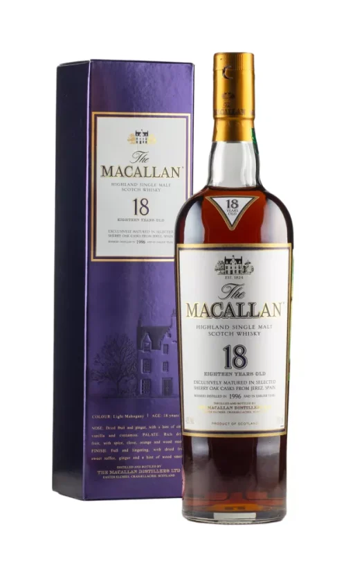 Macallan 18 Year Old Sherry Oak 1996