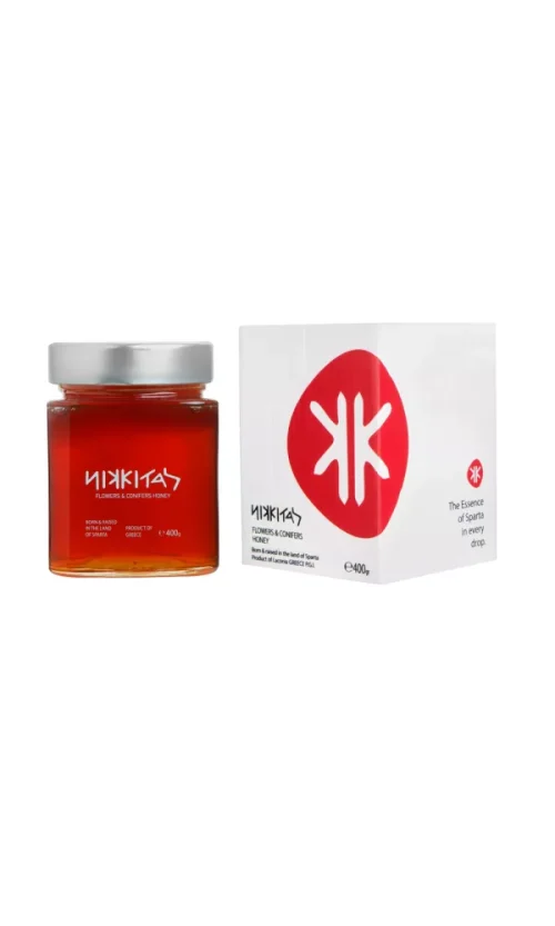 Nikkitas Flowers and Conifers Honey 400g