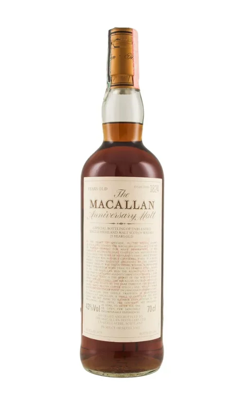 Macallan 25 Year Old Anniversary Malt 1975