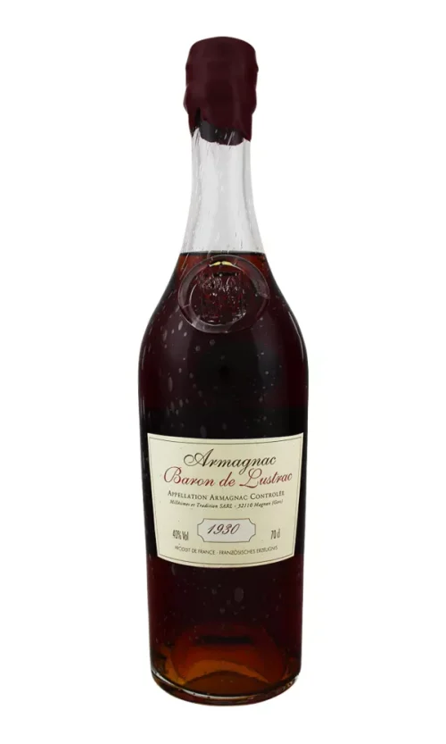 Baron de Lustrac Vintage Armagnac 1930