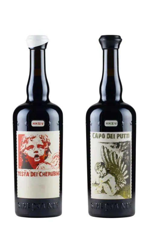 Sine Qua Non Capo dei Putti/Testa dei Cherubini Set (3 x Syrah, 3 x Grenache) 2014