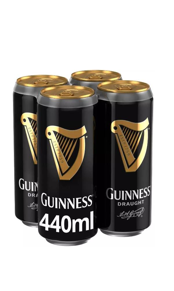 Guinness draught Guinness Draught 4.1% 4x440ml Cans