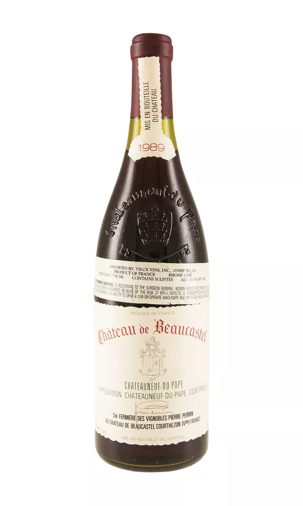 TOP2054.webp Chateauneuf du Pape Beaucastel 1989