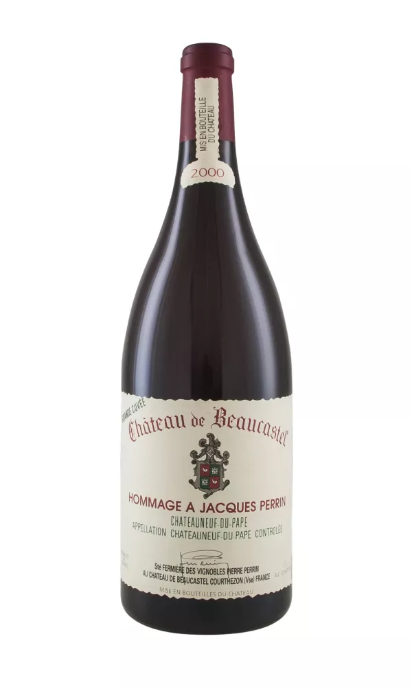 TOP2118.webp Chateauneuf du Pape Hommage a Jacques Perrin Beaucastel Magnum 2000