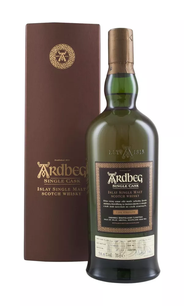 Ardbeg 10 Year Old Single Bourbon Barrel 1924 1999