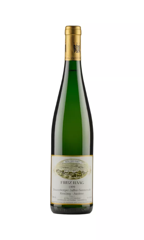 Fritz Haag Brauneberger Juffer Sonnenuhr Riesling Auslese Goldkapsel 1999