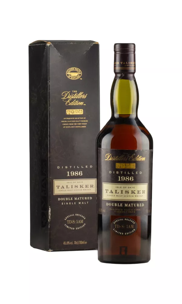 Talisker Distillers Edition  TD-S. 5AM / Inaugural Release 1986