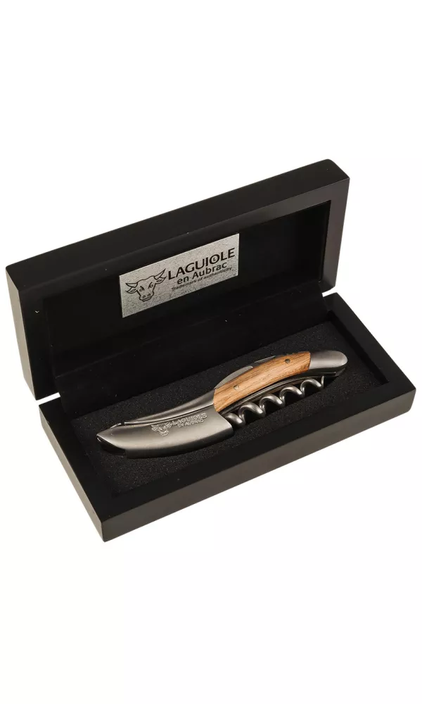 Laguiole Aubrac Oak Wood Corkscrew