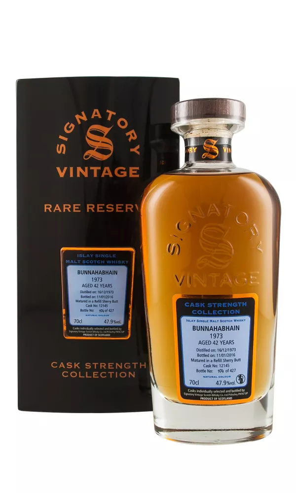 Bunnahabhain 42 Year Old Signatory Rare Reserve 1973
