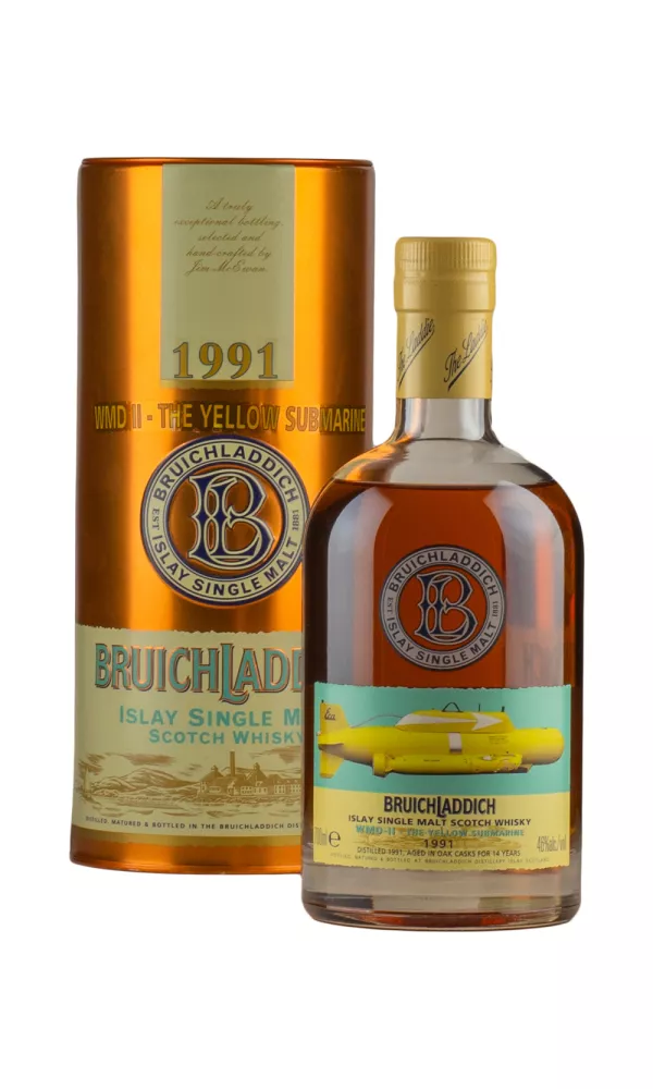 Bruichladdich 14 Year Old WMD II Yellow Submarine 1991