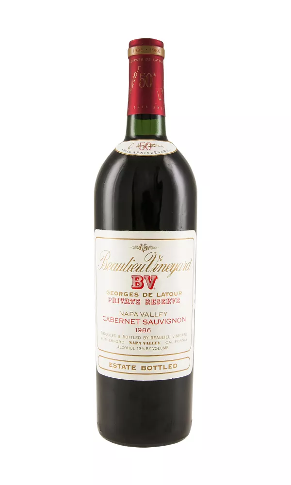 Beaulieu Vineyard Georges de Latour Private Reserve Cabernet Sauvignon 1986
