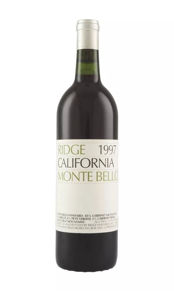 Ridge Monte Bello Cabernet Sauvignon 1997