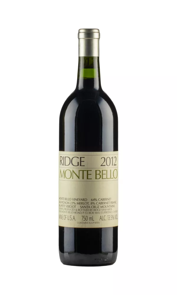 Ridge Monte Bello Cabernet Sauvignon 2012
