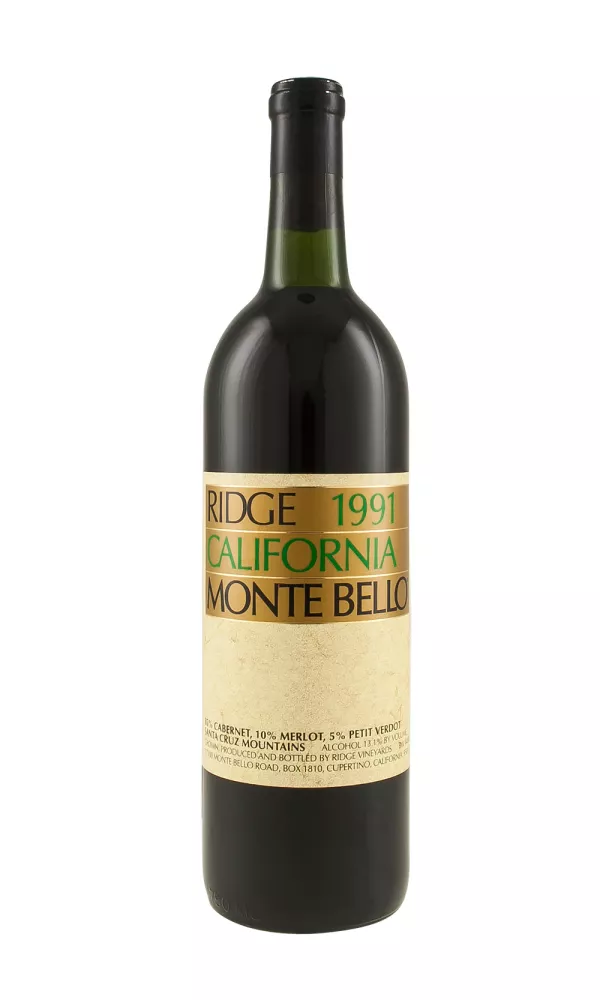 Ridge Monte Bello Cabernet Sauvignon 1991