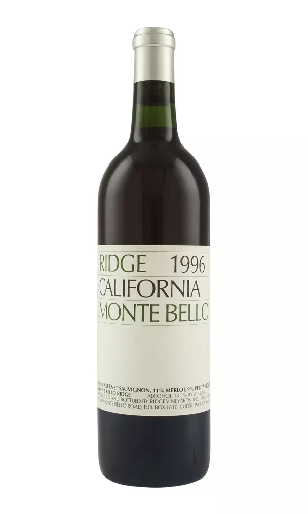 Ridge Monte Bello Cabernet Sauvignon 1996