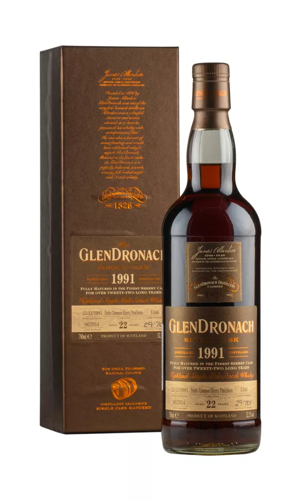 Glendronach 22 Year Old Cask 1346 Batch 10 1991