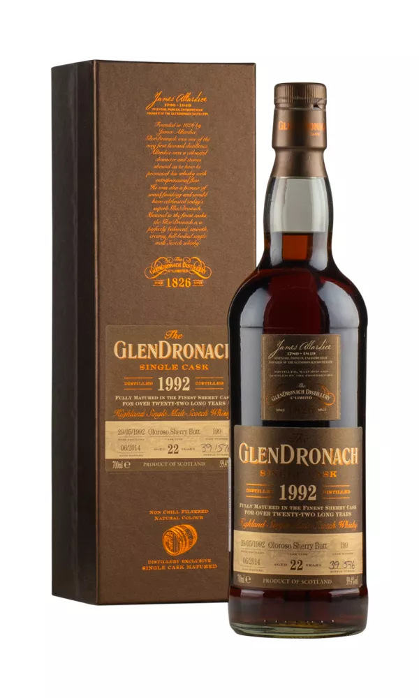 Glendronach 22 Year Old Cask 199 Batch 10 1992
