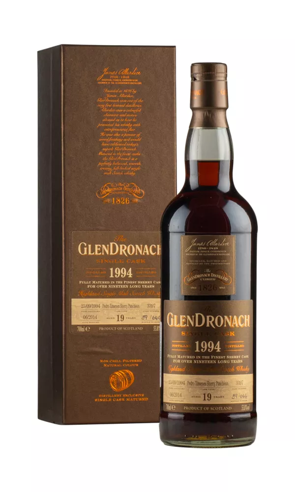 Glendronach 19 Year Old Cask 3397 Batch 10 1994