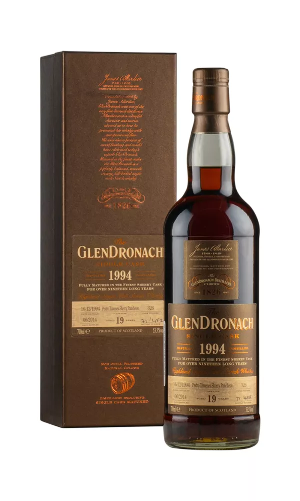 Glendronach 19 Year Old Cask 326 Batch 10 1994