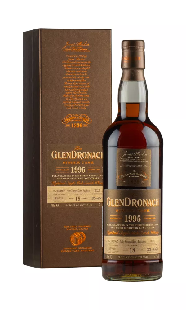 Glendronach 18 Year Old Cask 3025 Batch 10 1995