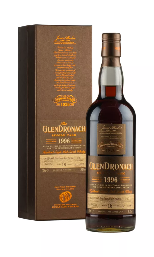 Glendronach 18 Year Old Cask 1487 Batch 10 1996