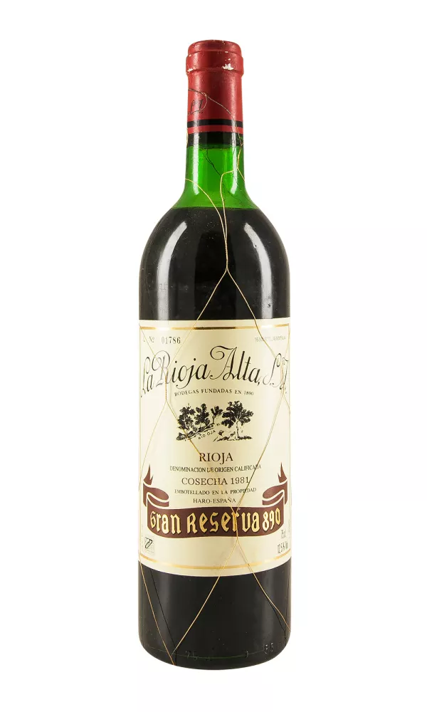 La Rioja Alta Gran Reserva 890 1981