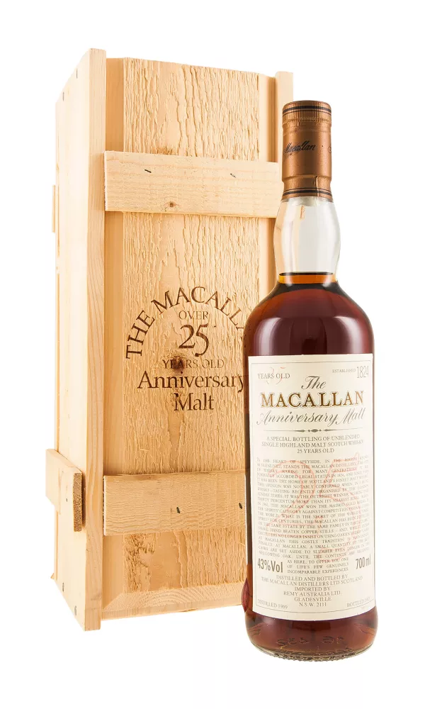 Macallan 25 Year Old Anniversary Malt 1969