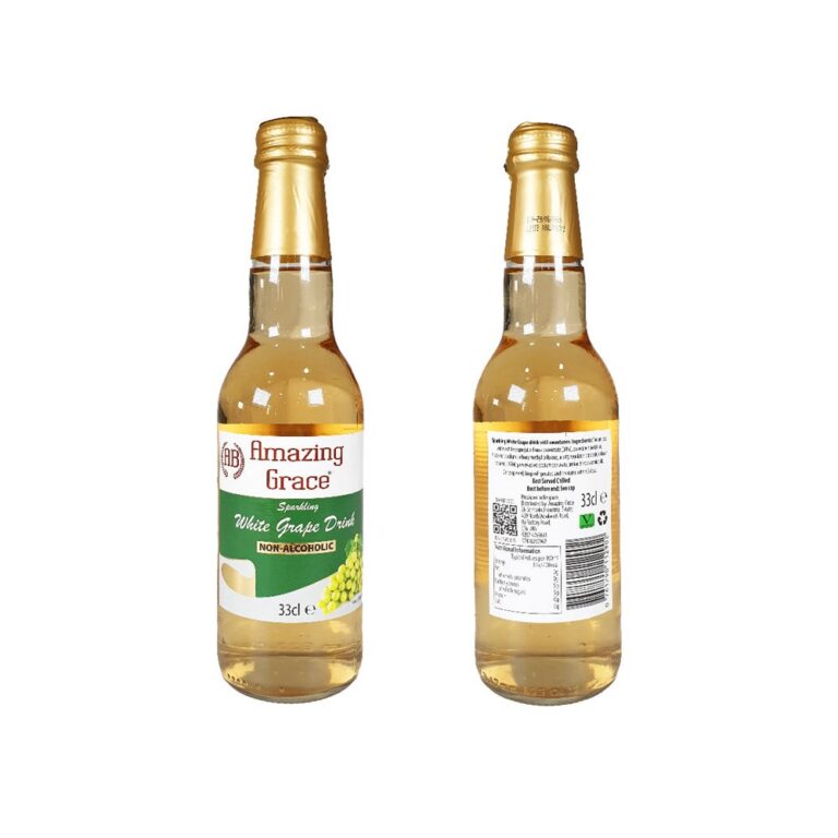 AMAZING GRACE WHITE GRAPE DRINK 33CL. AMAZING GRACE WHITE GRAPE DRINK 33CL.