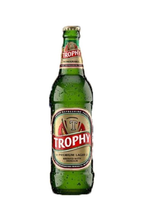 TROPHY PREMIUM LAGER BOTTLES 600ML TROPHY PREMIUM LAGER BOTTLES 600ML