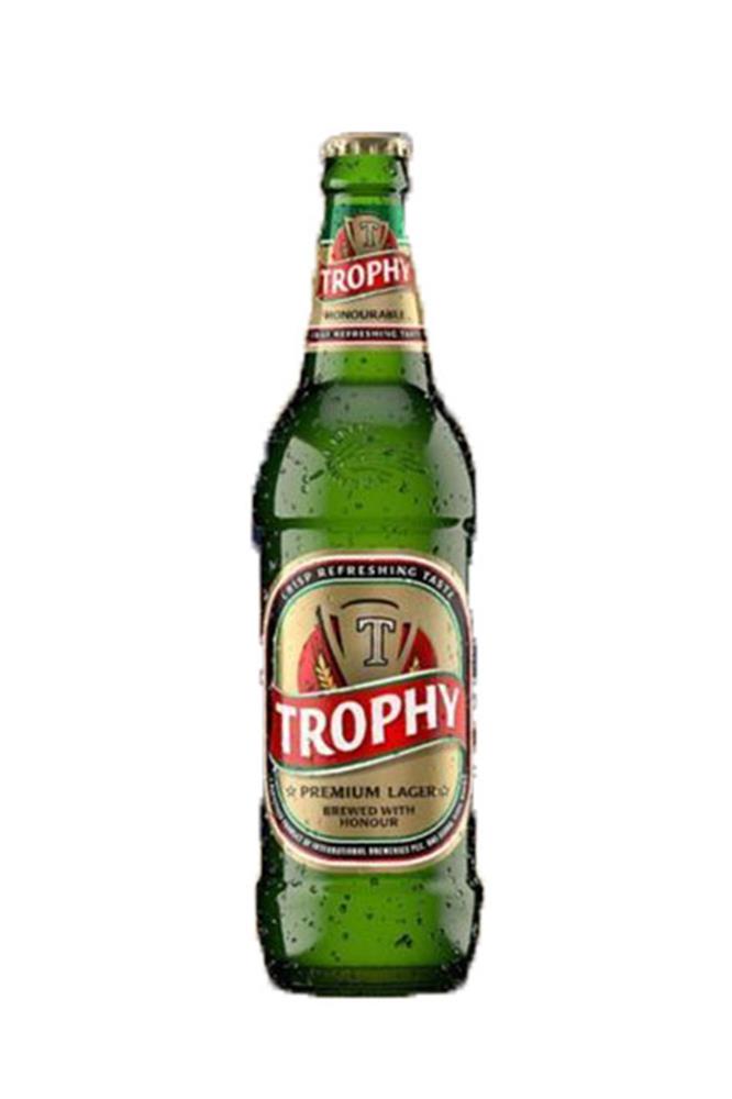 TROPHY PREMIUM LAGER BOTTLES 600ML
