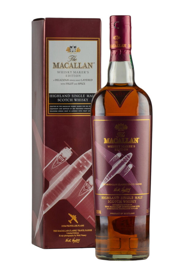 Macallan Whisky Maker`s Edition 1930s Propeller Plane / Nick Veasey Classic Travel Macallan Whisky Maker`s Edition 1930s Propeller Plane / Nick Veasey Classic Travel