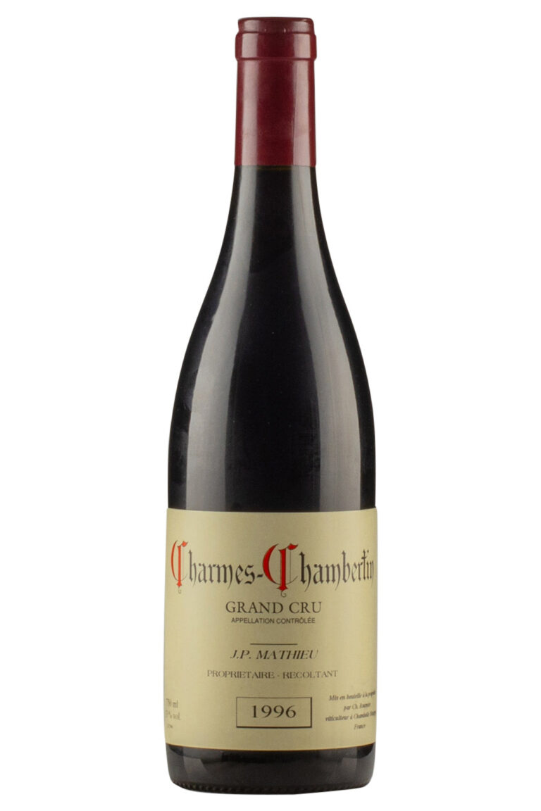 Charmes Chambertin Jean-Pierre Mathieu 1996 Charmes Chambertin Jean-Pierre Mathieu 1996