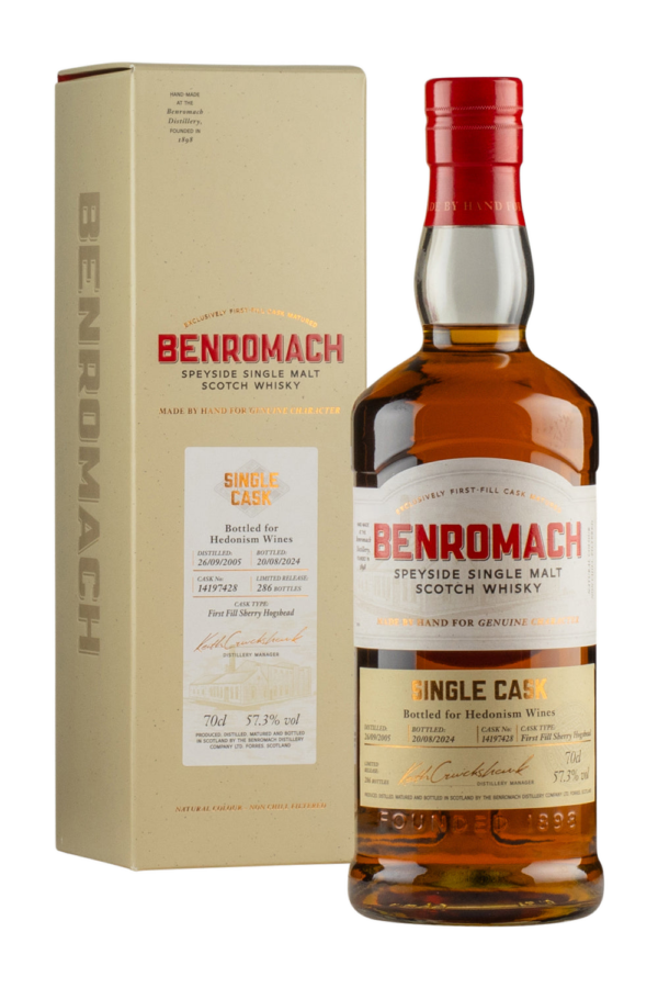 Benromach 18 Year Old Single Sherry Cask (Exclusive to Hedonism Wines) 2005 Benromach 18 Year Old Single Sherry Cask (Exclusive to Hedonism Wines) 2005