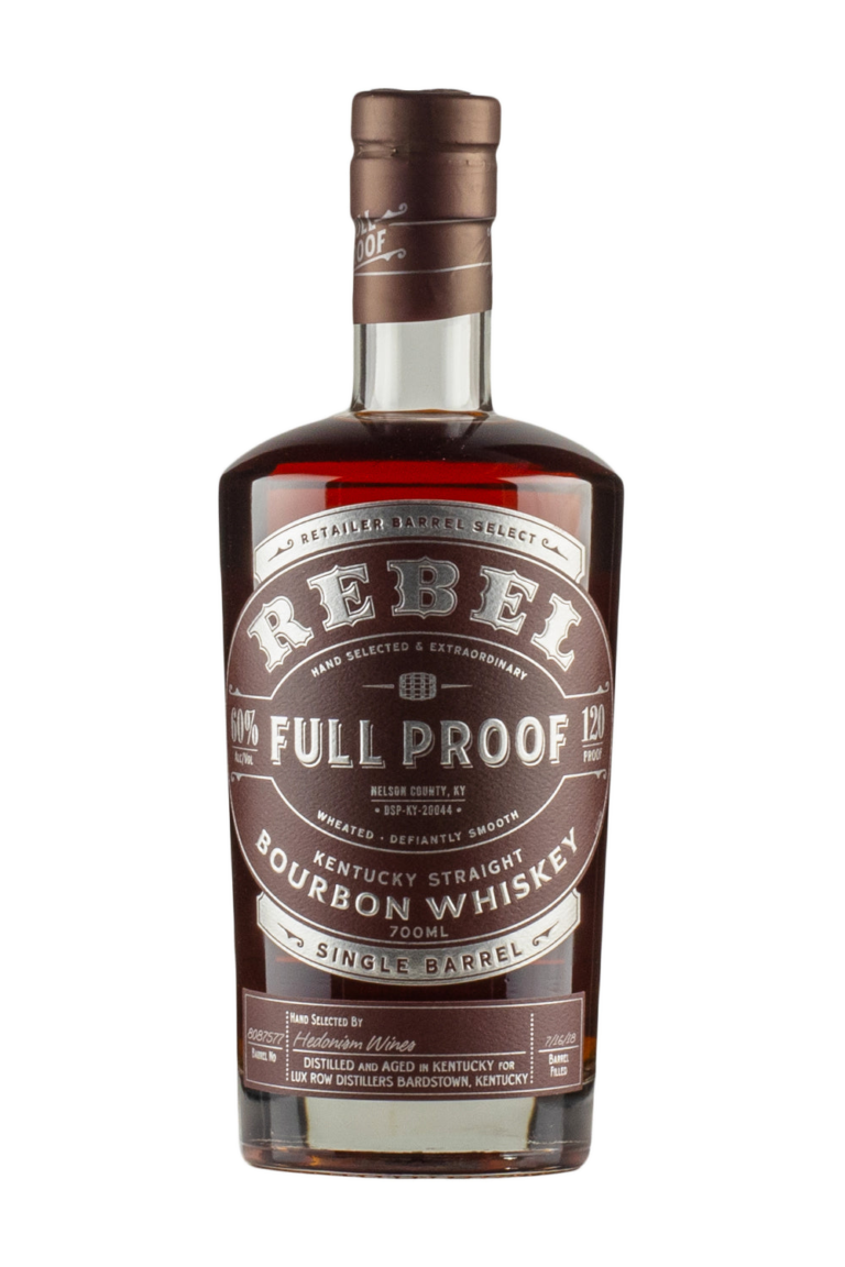 Rebel Full Proof Single Barrel Bourbon (Exclusive to Hedonism Wines) Rebel Full Proof Single Barrel Bourbon (Exclusive to Hedonism Wines)