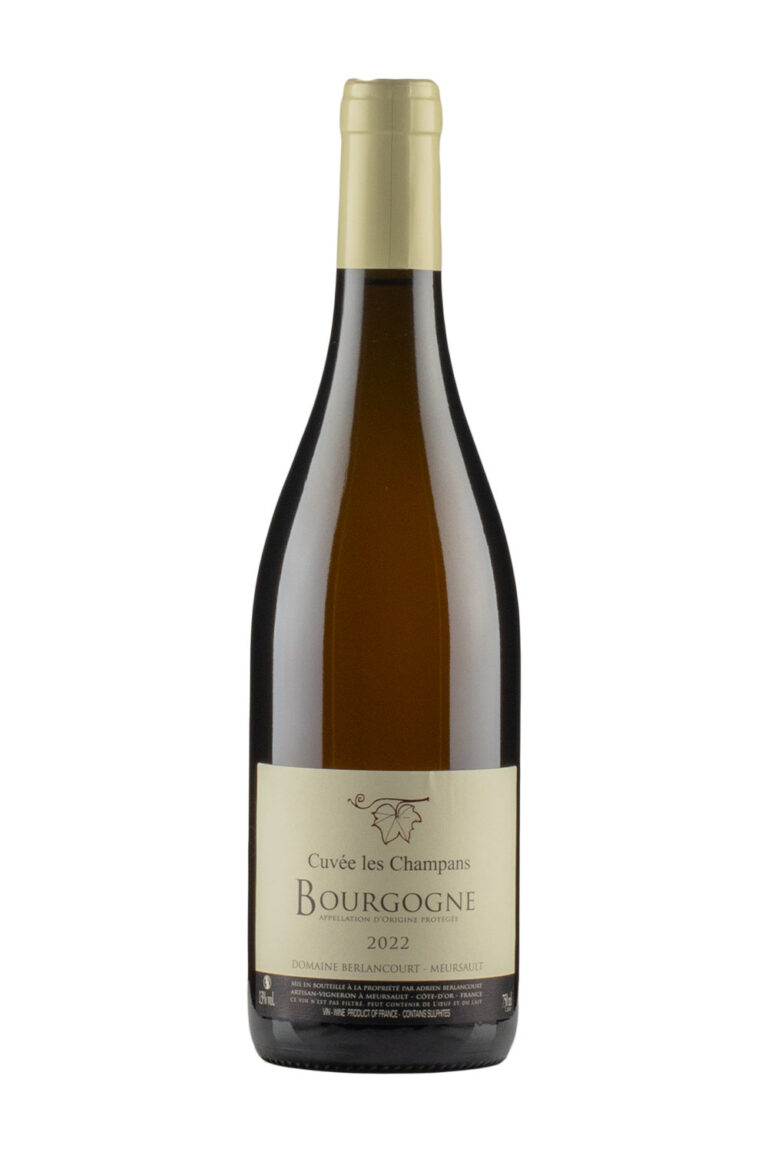 Bourgogne Blanc Cuvee Les Champans Berlancourt 2022