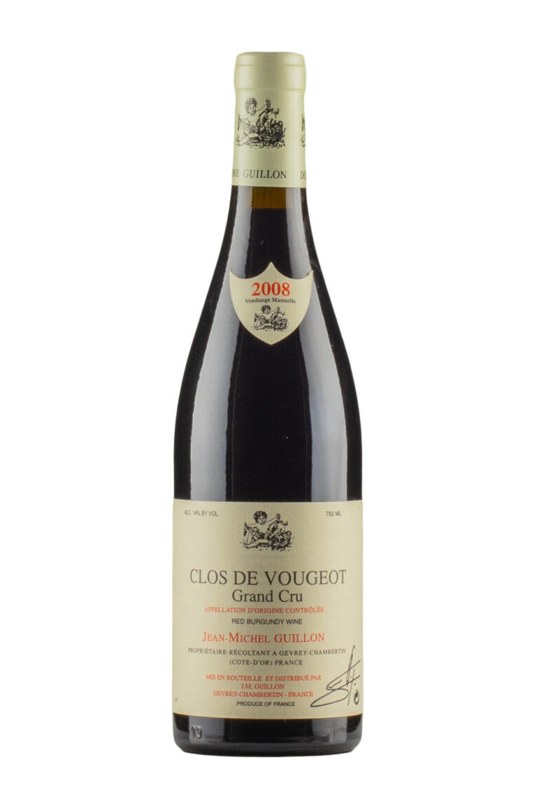 Clos de Vougeot Jean Michel Guillon 2008 Clos de Vougeot Jean Michel Guillon 2008