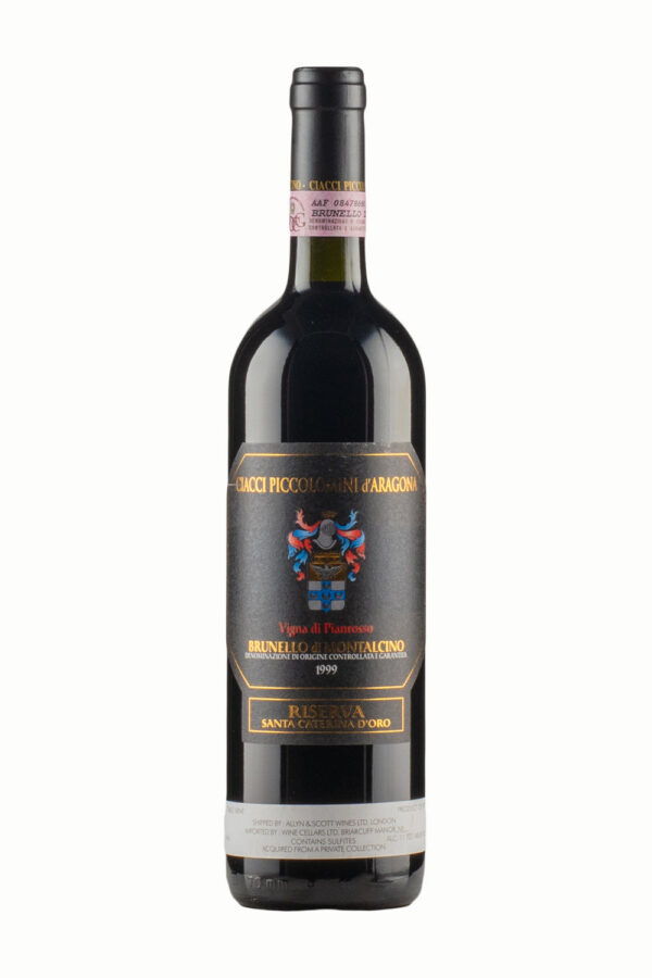 Brunello di Montalcino Riserva Santa Caterina d`Oro Vigna di Pianrosso Ciacci Piccolomini d`Aragona 1999 Brunello di Montalcino Riserva Santa Caterina d`Oro Vigna di Pianrosso Ciacci Piccolomini d`Aragona 1999