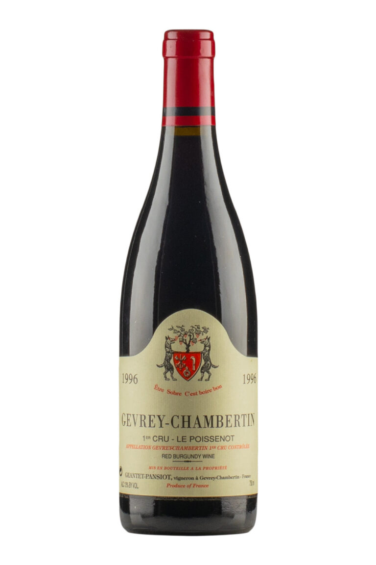 Gevrey Chambertin Le Poissenot Geantet Pansiot 1996 Gevrey Chambertin Le Poissenot Geantet Pansiot 1996