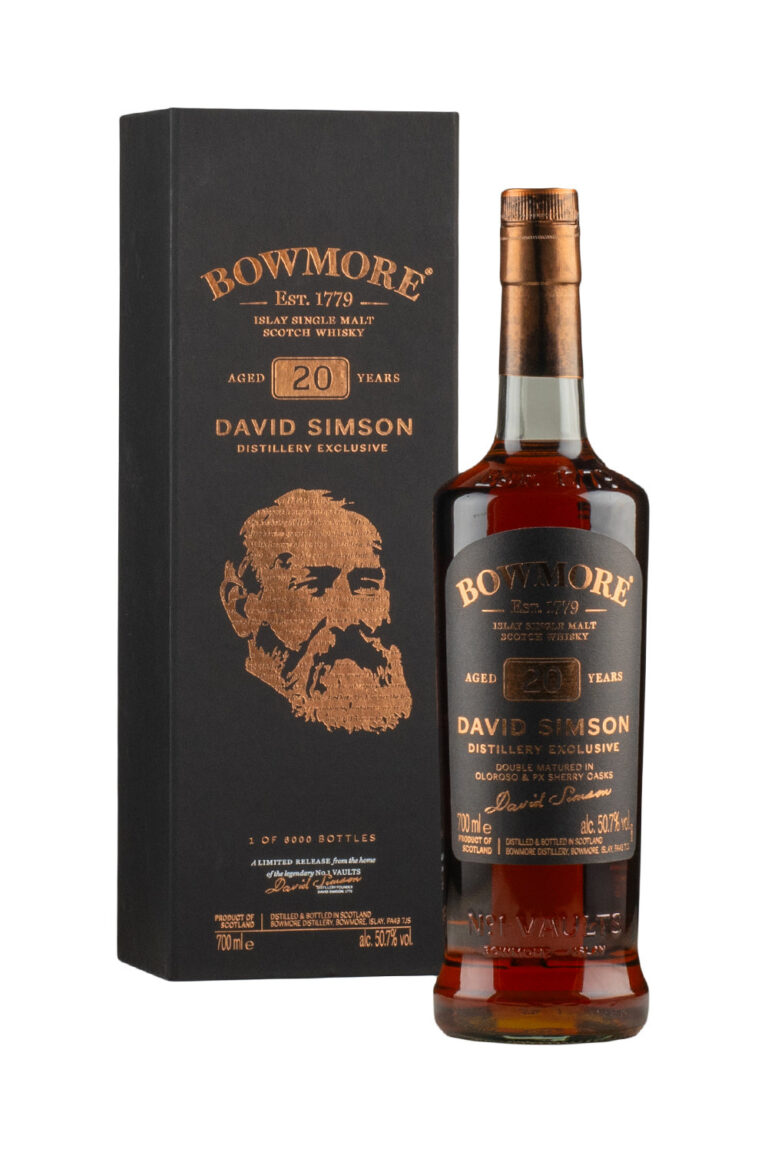 Bowmore 20 Year Old David Simson Distillery Exclusive Bowmore 20 Year Old David Simson Distillery Exclusive