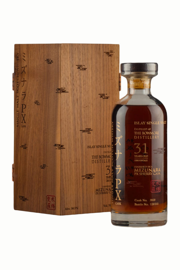 Bowmore 31 Year Old PX Mizunara Cask #3969 East Asia Whisky Company 1990 Bowmore 31 Year Old PX Mizunara Cask #3969 East Asia Whisky Company 1990