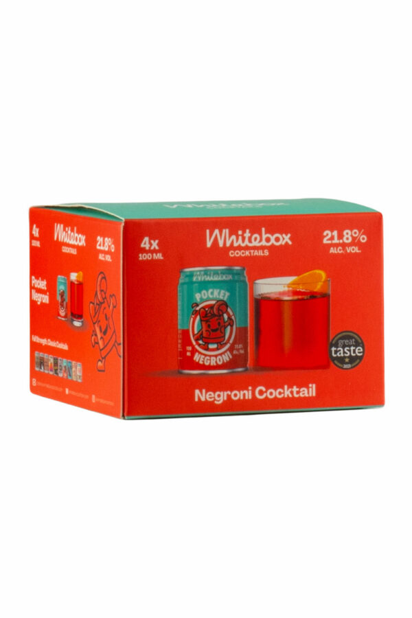 Whitebox Pocket Negroni 4 x 10cl Whitebox Pocket Negroni 4 x 10cl