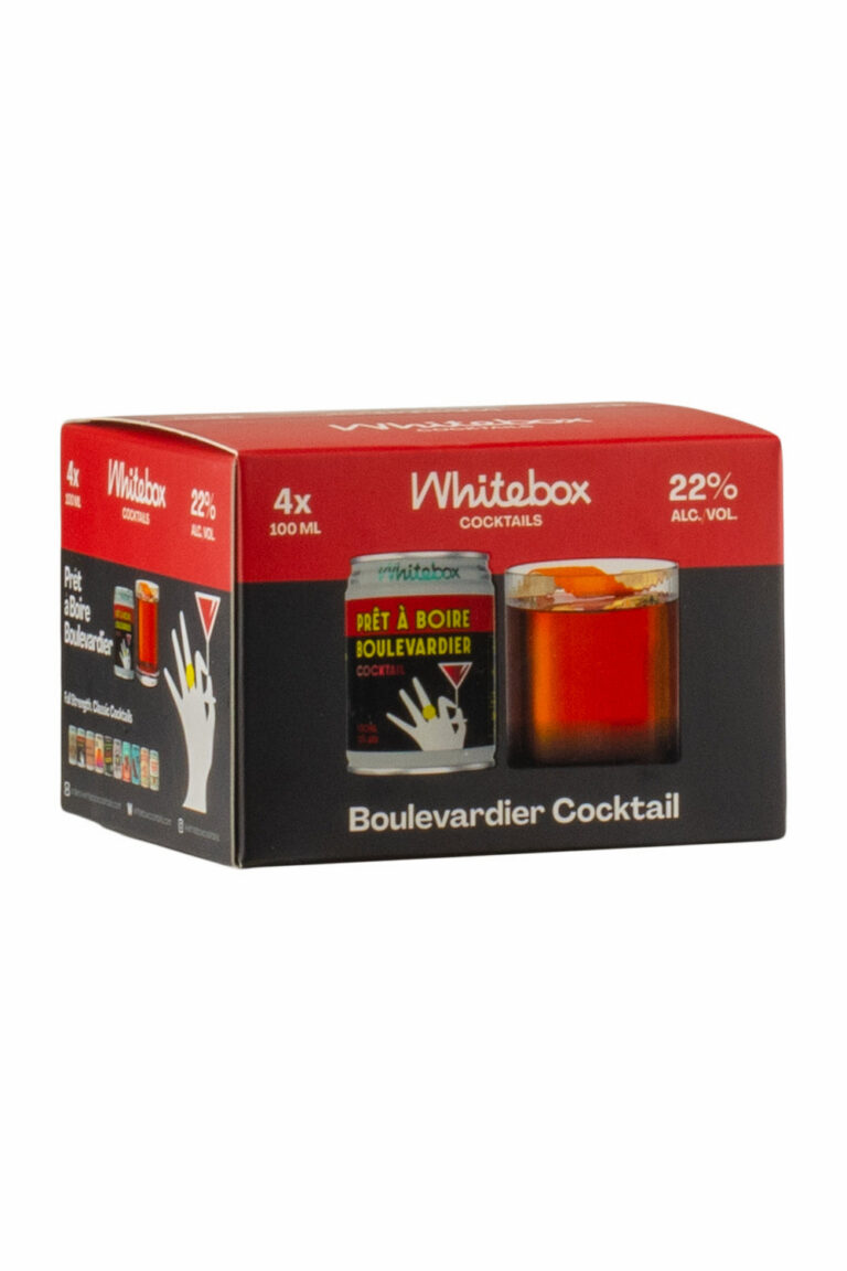 Whitebox Pret A Boire Boulevardier 4 x 10cl Whitebox Pret A Boire Boulevardier 4 x 10cl