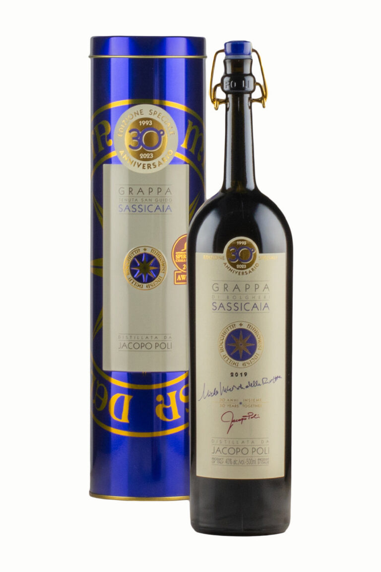 Jacopo Poli Grappa di Bolgheri Sassicaia 2019 Jacopo Poli Grappa di Bolgheri Sassicaia 2019