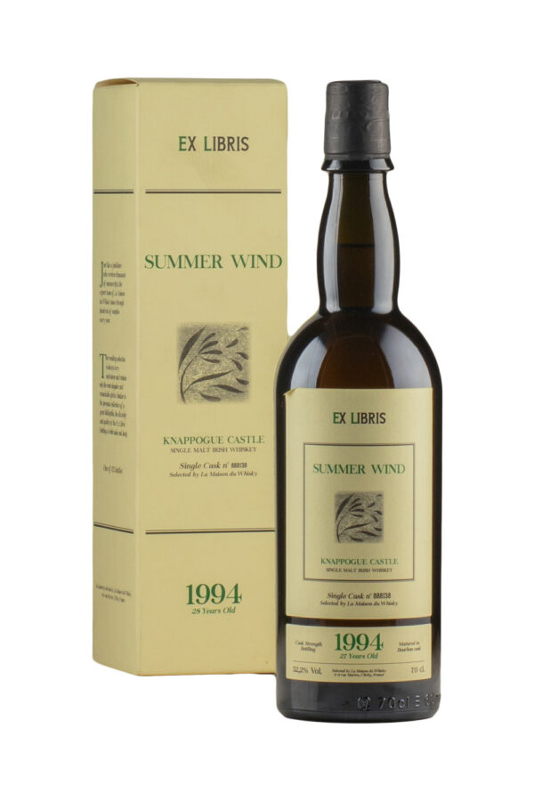 Knappogue Castle 27 Year Old Ex Libris Summer Wind 1994 Knappogue Castle 27 Year Old Ex Libris Summer Wind 1994