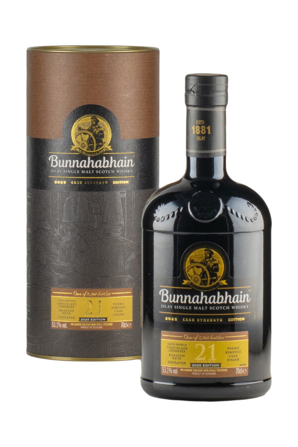 Bunnahabhain 21 Year Old Cask Strength (2025 Release)