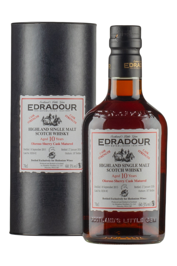 Edradour 10 Year Old Single Oloroso Cask (Exclusive to Hedonism Wines) Edradour 10 Year Old Single Oloroso Cask (Exclusive to Hedonism Wines)