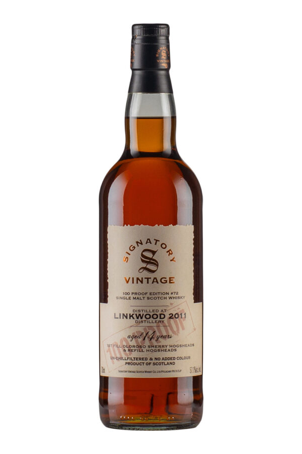 Linkwood 14 Year Old Signatory 100 Proof 2011 Linkwood 14 Year Old Signatory 100 Proof 2011