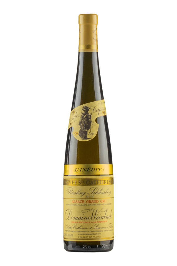 Weinbach Schlossberg Riesling Cuvee Ste Catherine L`Inedit 2008 Weinbach Schlossberg Riesling Cuvee Ste Catherine L`Inedit 2008