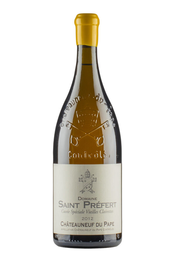 Chateauneuf du Pape Blanc Cuvee Speciale Vieilles Clairettes Saint Prefert Magnum 2012 Chateauneuf du Pape Blanc Cuvee Speciale Vieilles Clairettes Saint Prefert Magnum 2012