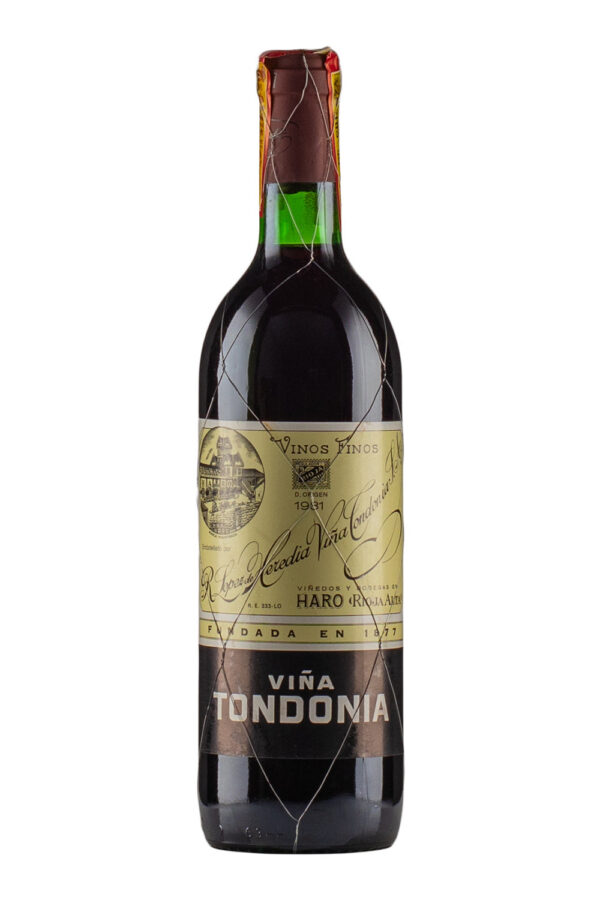 Vina Tondonia Rioja Reserva Tinto Lopez de Heredia 1981 Vina Tondonia Rioja Reserva Tinto Lopez de Heredia 1981